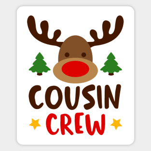 Cousin Crew Christmas Team Magnet